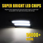 White LED Front Fender Side Marker Lights for Ford Ranger (2019-2022)