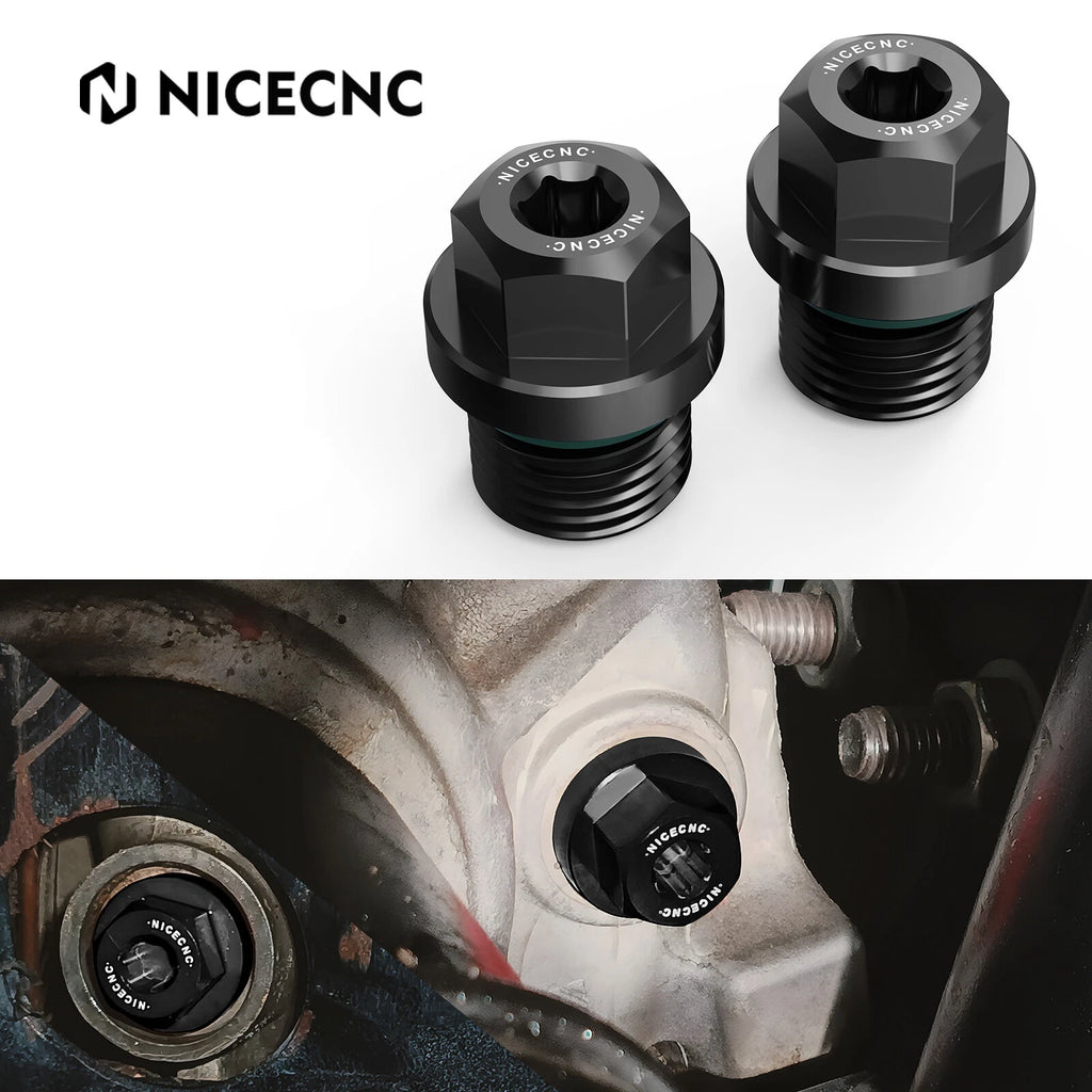 Front Differential Fill & Drain Plug for Polaris RZR RS1 XP 1000 Turbo (2018–2023)