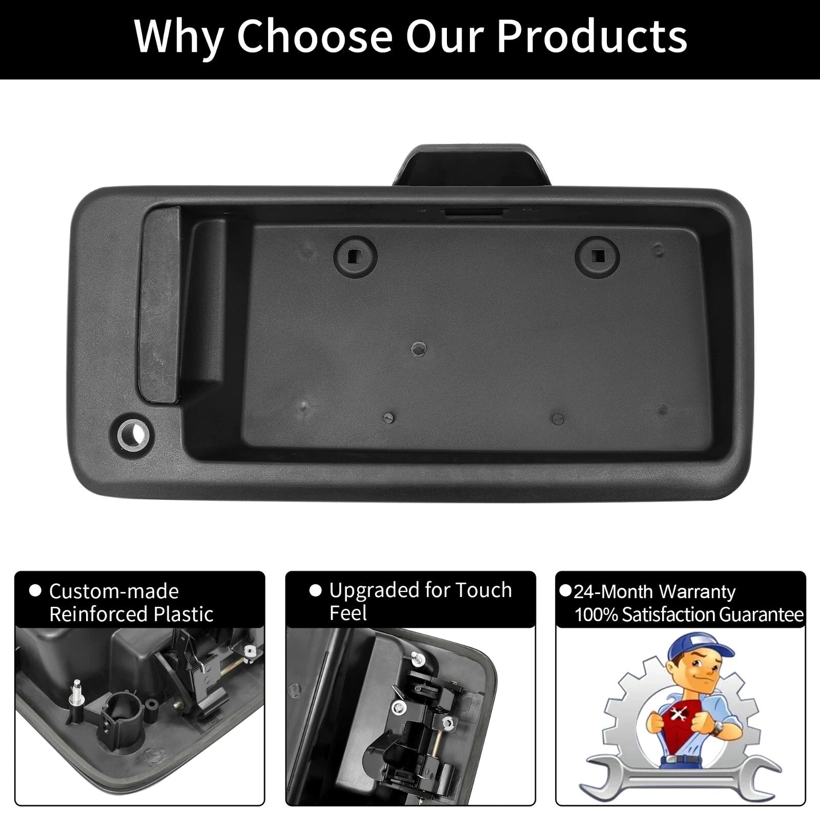 Exterior Door Handle for Chevy Express GMC Savana 1500 2500 3500 (1996–2015)