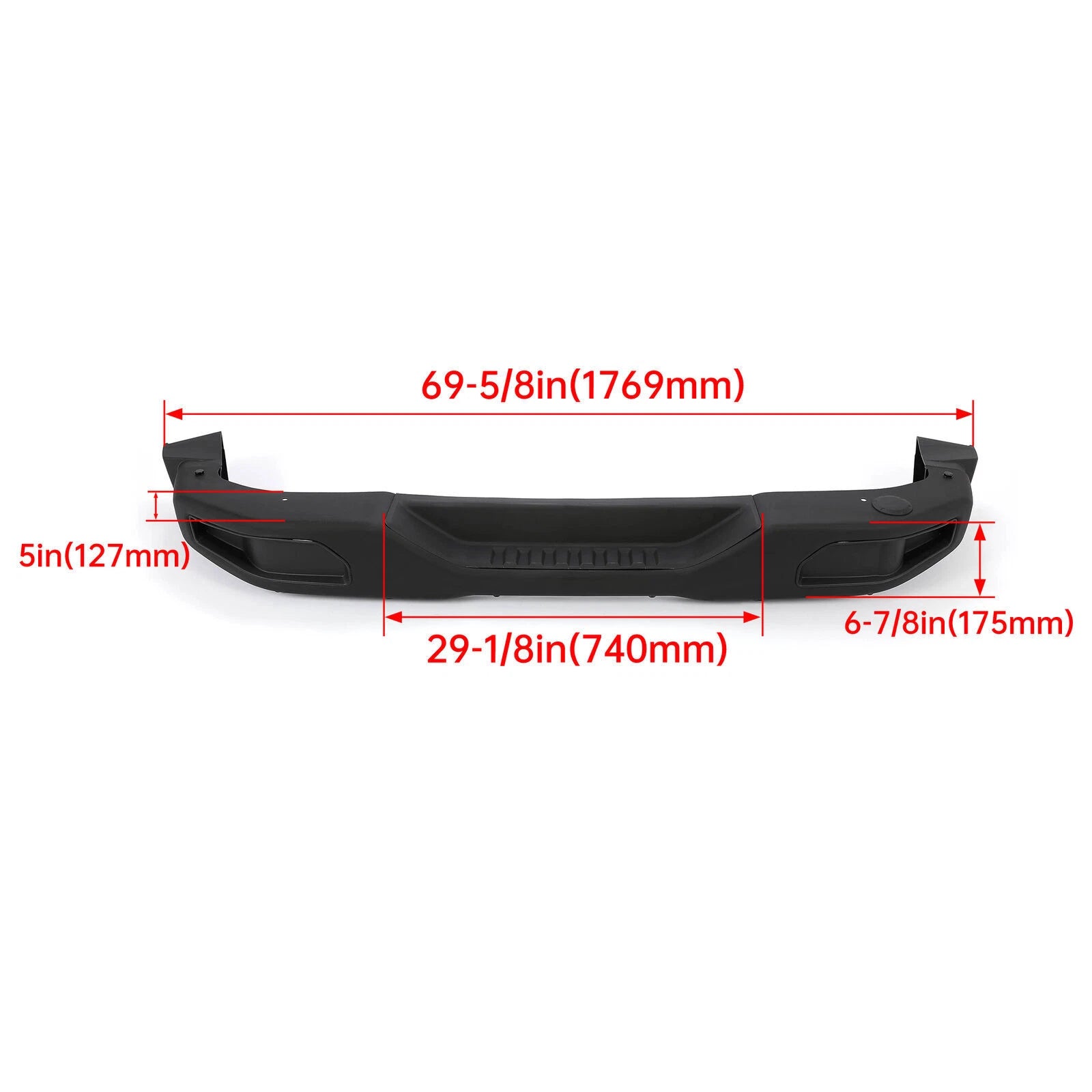 Front & Rear Bumper 10th Anniversary Style for Jeep Wrangler JL Gladiator (2018–2024)