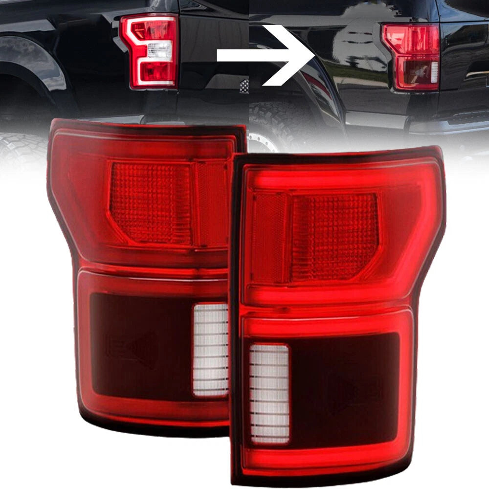 Tail Light Upgrade Pair for Ford F-150 (2015–2020) Blind Spot Style