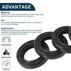 Set of 5 Oil Seal Rotary Shaft Seal NBR Rubber 16x25x5mm