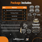 Timing Chain Kit & VVT Gears for Chevy Equinox Buick Enclave 3.6L V6 (2010–2017)