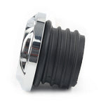 CNC Cut Chrome Gas Cap for Harley Dyna Softail