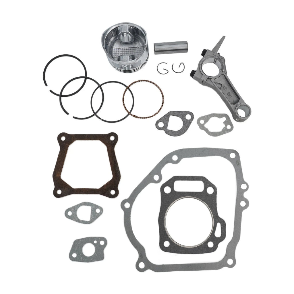 Piston Kit with Connecting Rod, Pin, Ring & Gasket Set for GX200 (2000–2023)