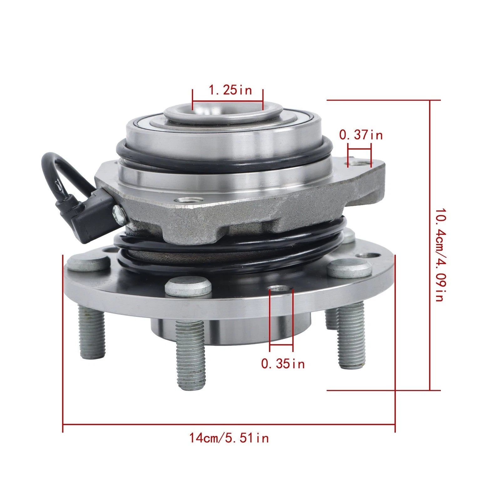 Front Wheel Hub Bearings for Chevy Blazer S10 GMC Sonoma Jimmy (1995–2005)