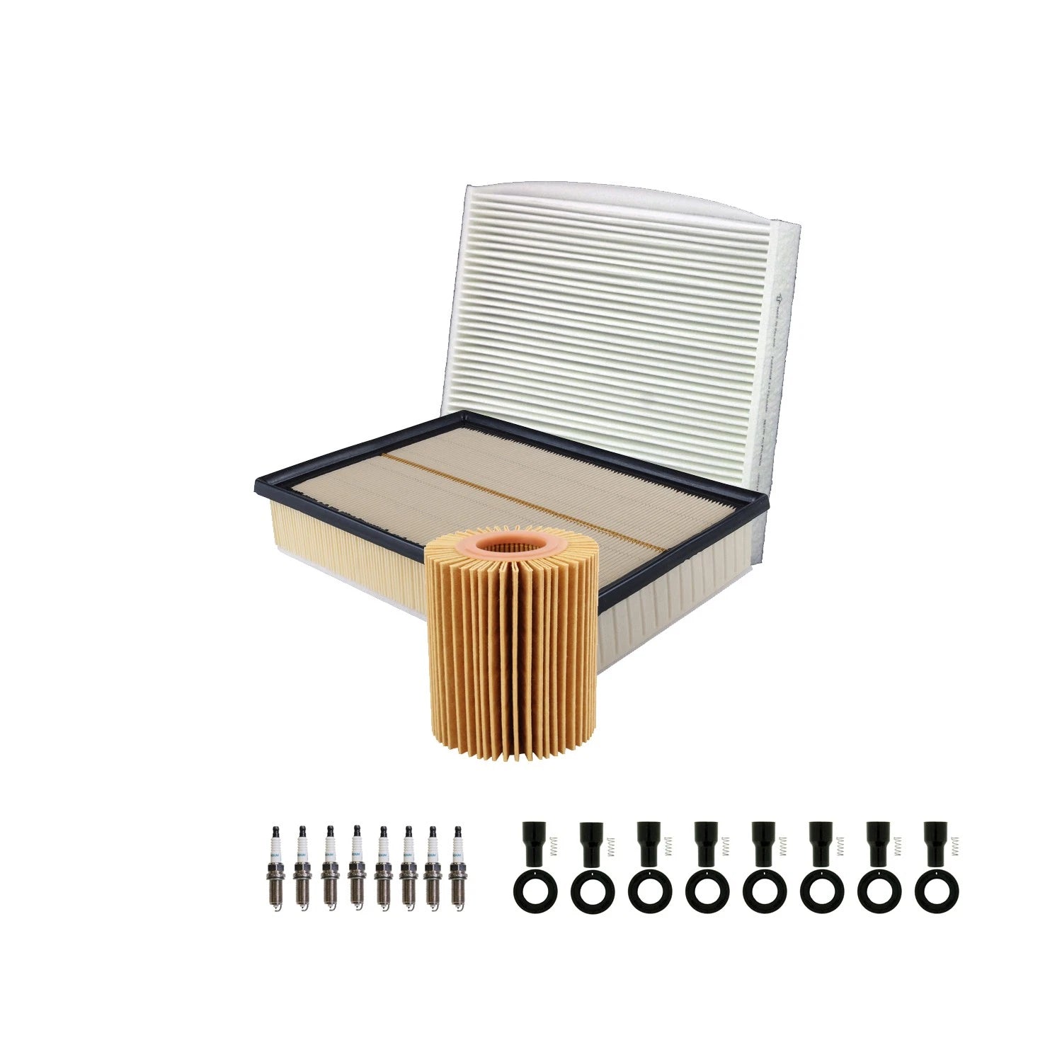 Denso Tune Up Kit with NGK 8 Spark Plugs & Boots for Lexus GX460 (2010–2023)