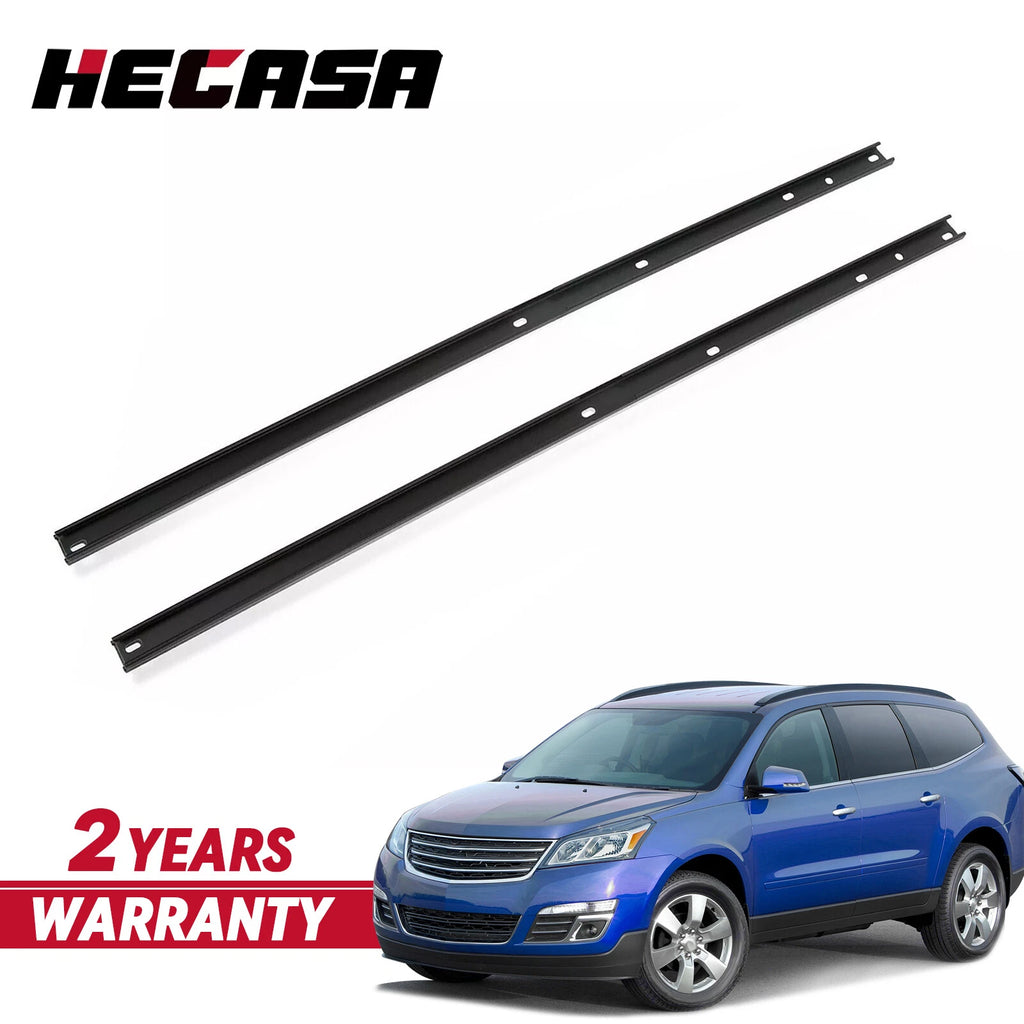 2X Roof Rack Side Rails for Chevy Traverse (2009–2017) - Black