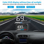 Head Up Display OBD GPS Dual System 3.5" HUD for Universal Car (2010–2023)