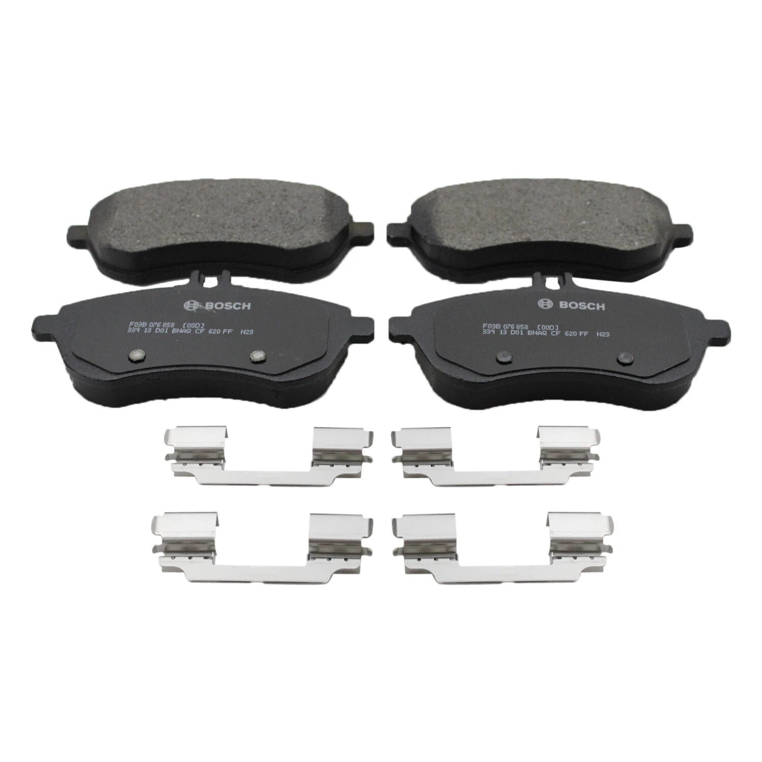 Bosch QuietCast Brake Pads for Mercedes W204 R172 C SLK Class (2007–2015)