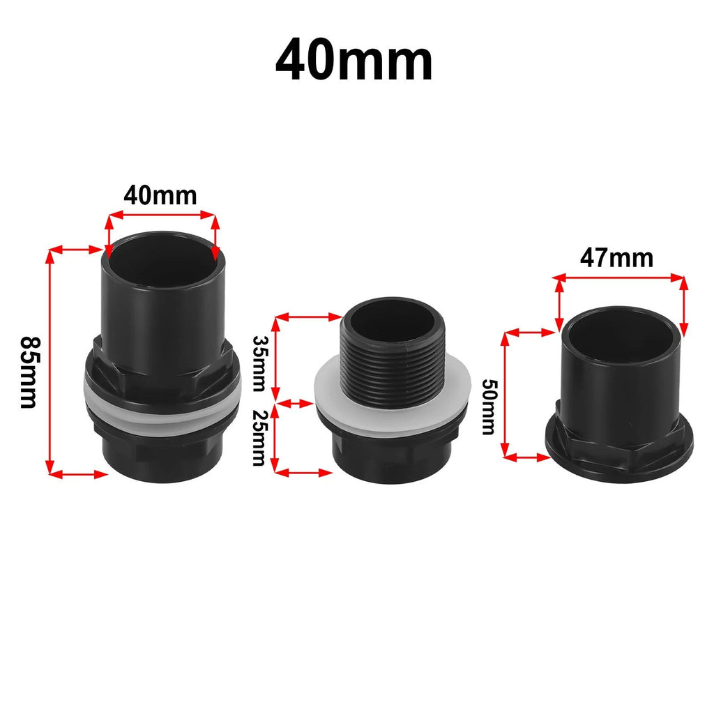 Tank Connector Joint Fitting Tool for Fish Pond Filter Pipe Hose