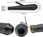 Universal Motorcycle Exhaust Silencer Pipe Muffler for Cafe Racer
