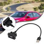 DASH Flush Mount USB Port Panel Extension Cable Adapter for Toyota