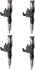 Set of 4 Common Rail Injectors 095000-6521 23670-E0091 for Hino Dyna (N04C)