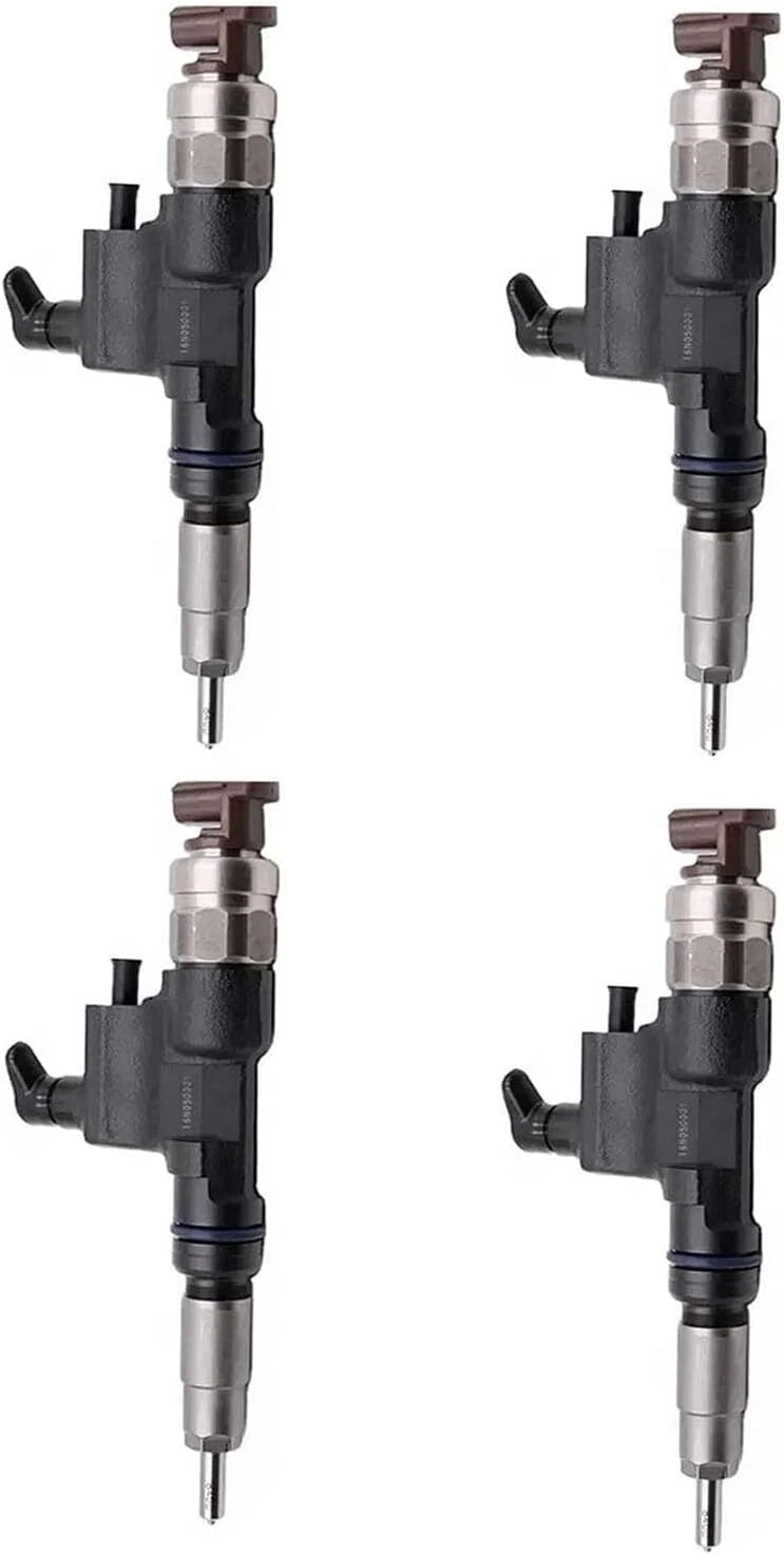 Set of 4 Common Rail Injectors 095000-6521 23670-E0091 for Hino Dyna (N04C)