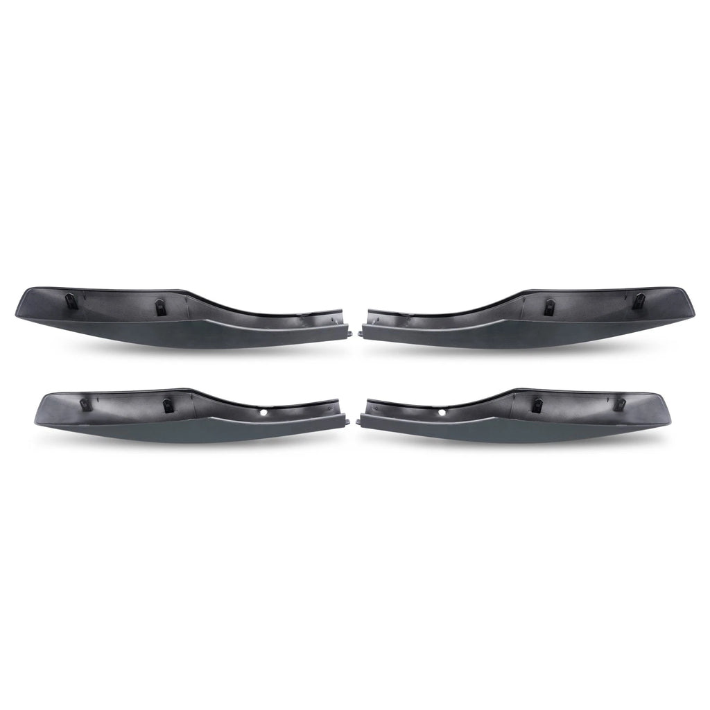 Set of 4 Roof Rack Rail End Covers for Lexus RX RX350 (2010–2015) Silver ABS