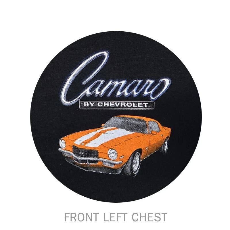 Garage Black T-Shirt for 1970–1981 Chevrolet Camaro Second Generation