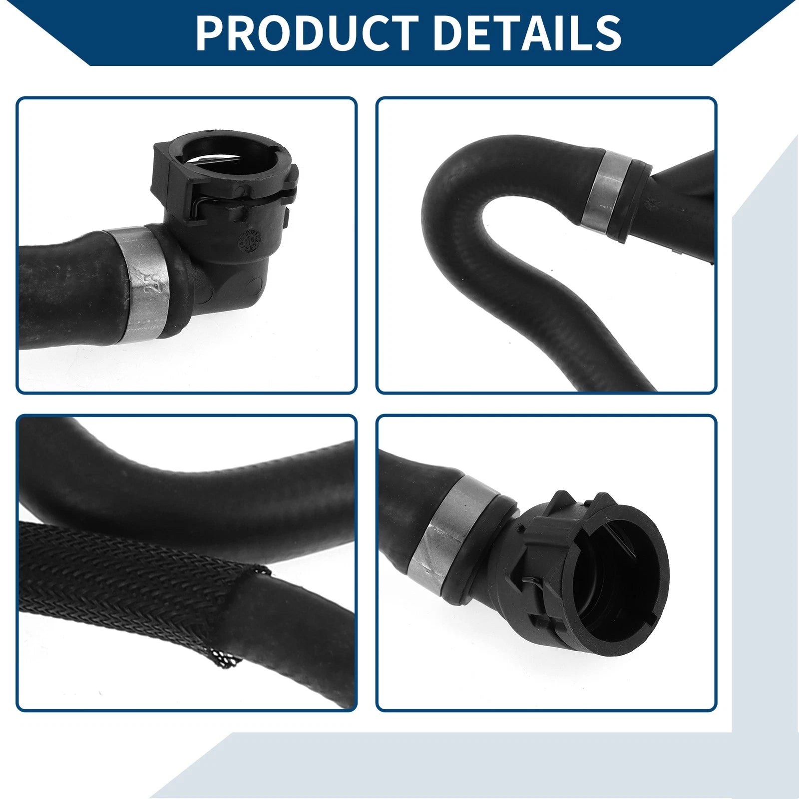 Radiator Hose for BMW 5 Series F10 523i 528i 530i (2009–2013) No. 17127578403