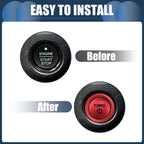 Engine Start Stop Button Cover Set for Toyota Vellfire 30 Series (2015–2020)