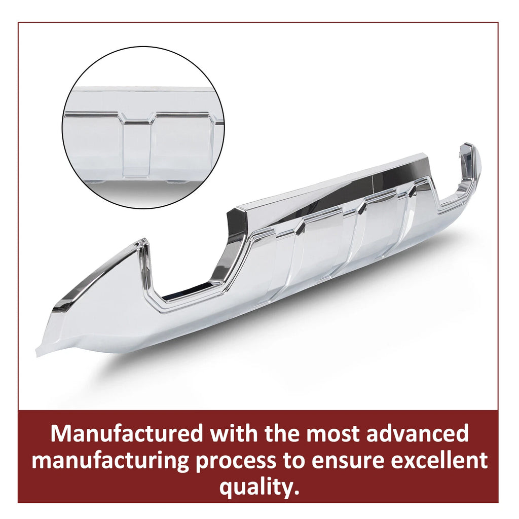 Front Bumper Skid Plate Valance for GMC Sierra 1500 (2016–2019) Chrome