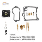 Carburetor Repair Rebuild Kit for Yamaha TT250 XT250 (1980–1982)