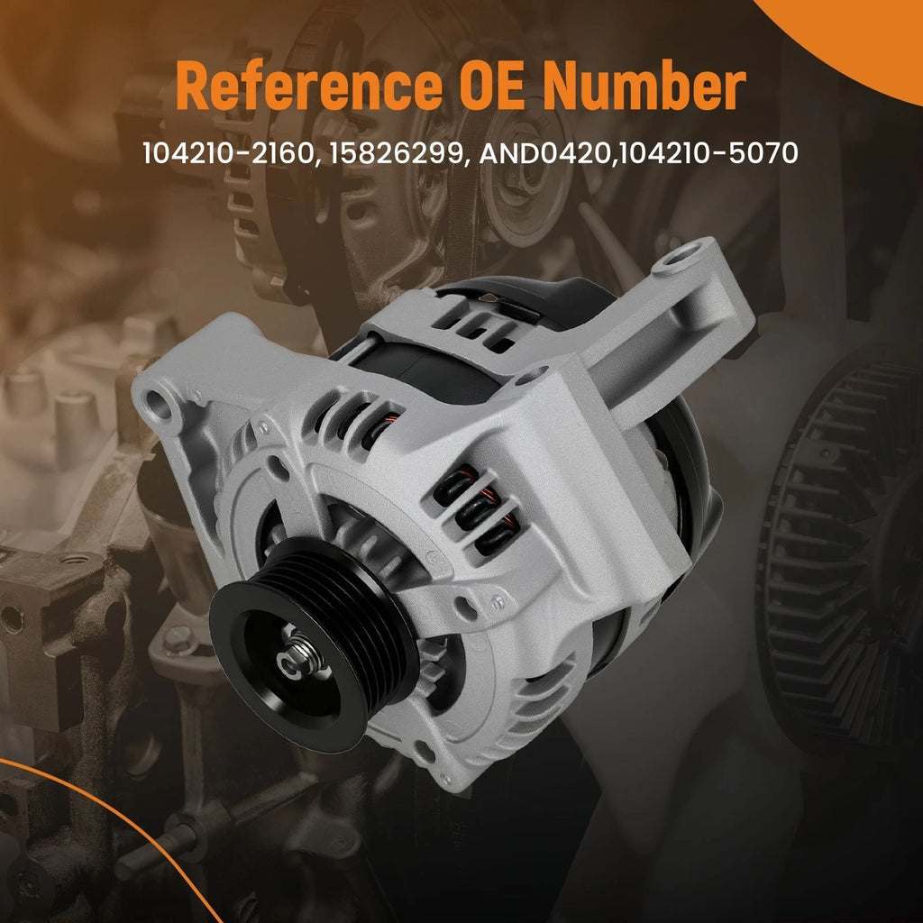 Alternator for Chevy Equinox Pontiac Torrent V6 3.4L (2007–2009)