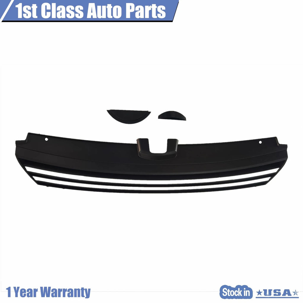 Front Grille for VW MK7 Golf/GTI (2015–Present) - Black with White Trim