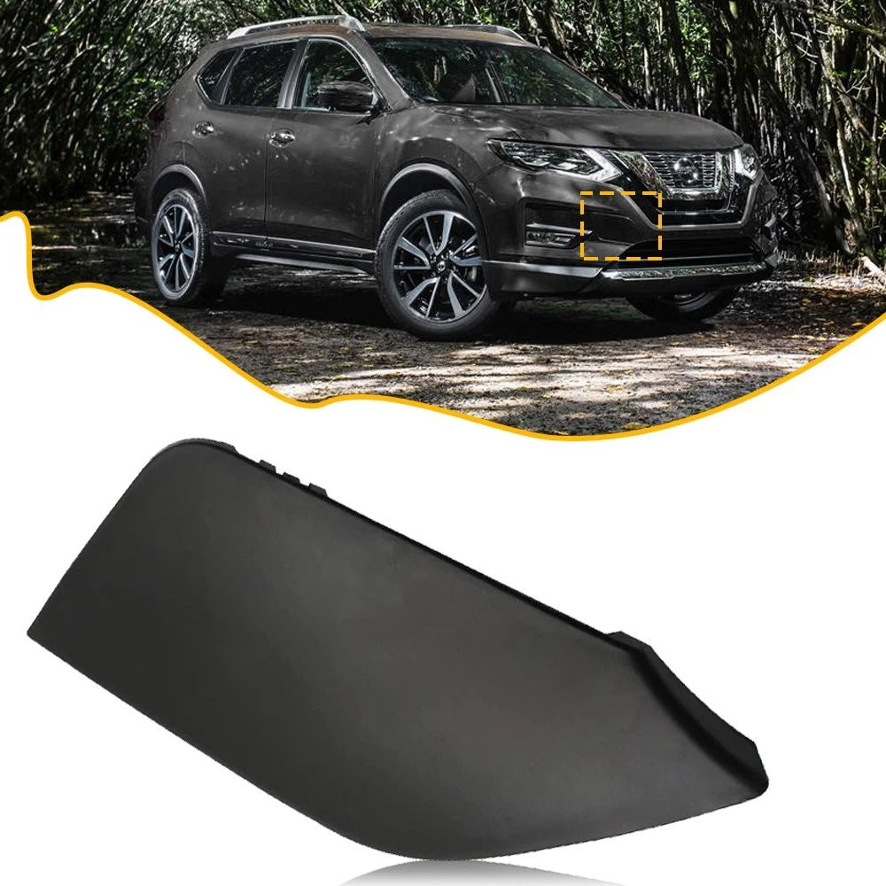 Front Tow Hook Cover for Nissan Rogue (2017–2020) - Black