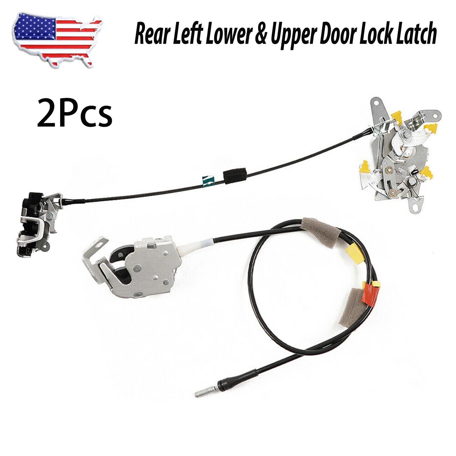 Rear Left Lower/Upper Door Lock Latch Assembly for Ford F150 (1997–2003)