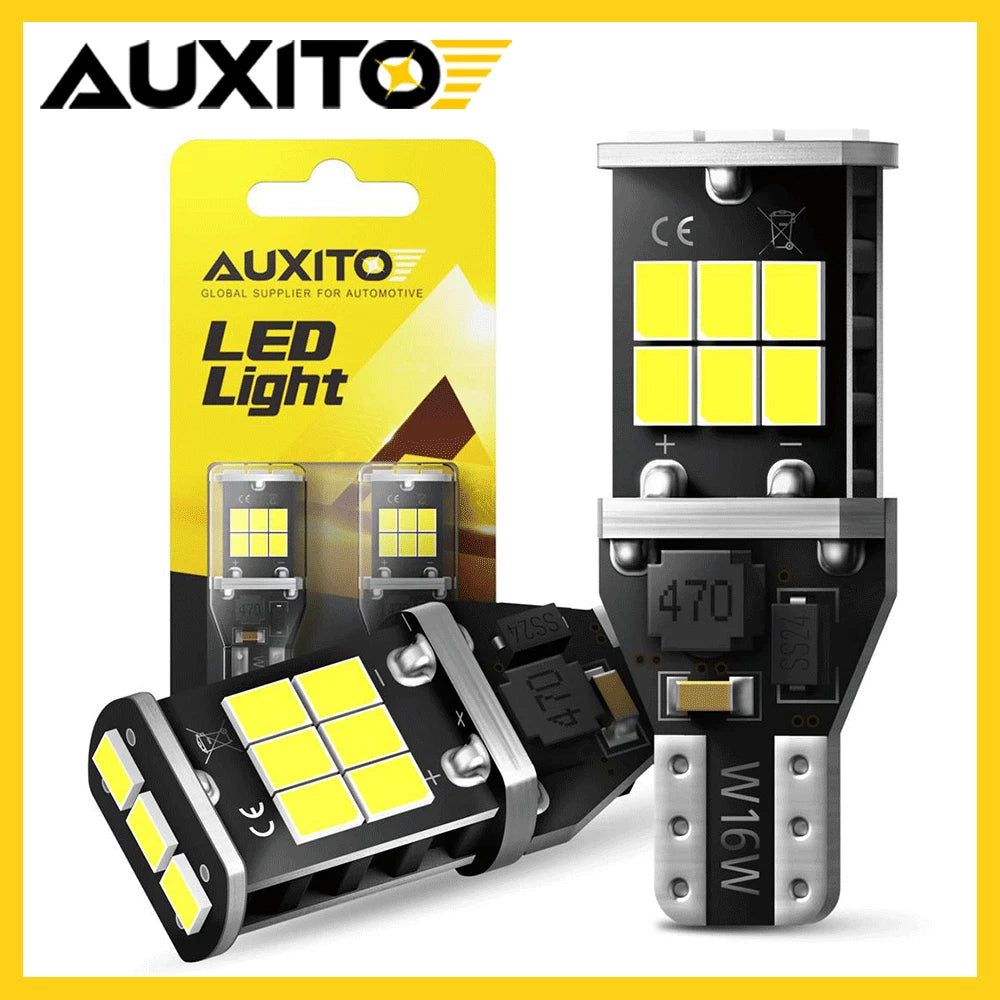2X LED Reverse Back Up Lights for Universal Fit (921, 912, W16W, T15)