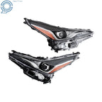 LED Headlights for Toyota Prius (2019–2022) Black Housing Left+Right
