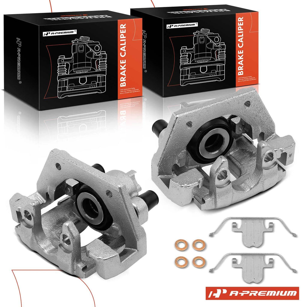 Pair Rear Disc Brake Calipers with Bracket for BMW X5 (2002–2006)