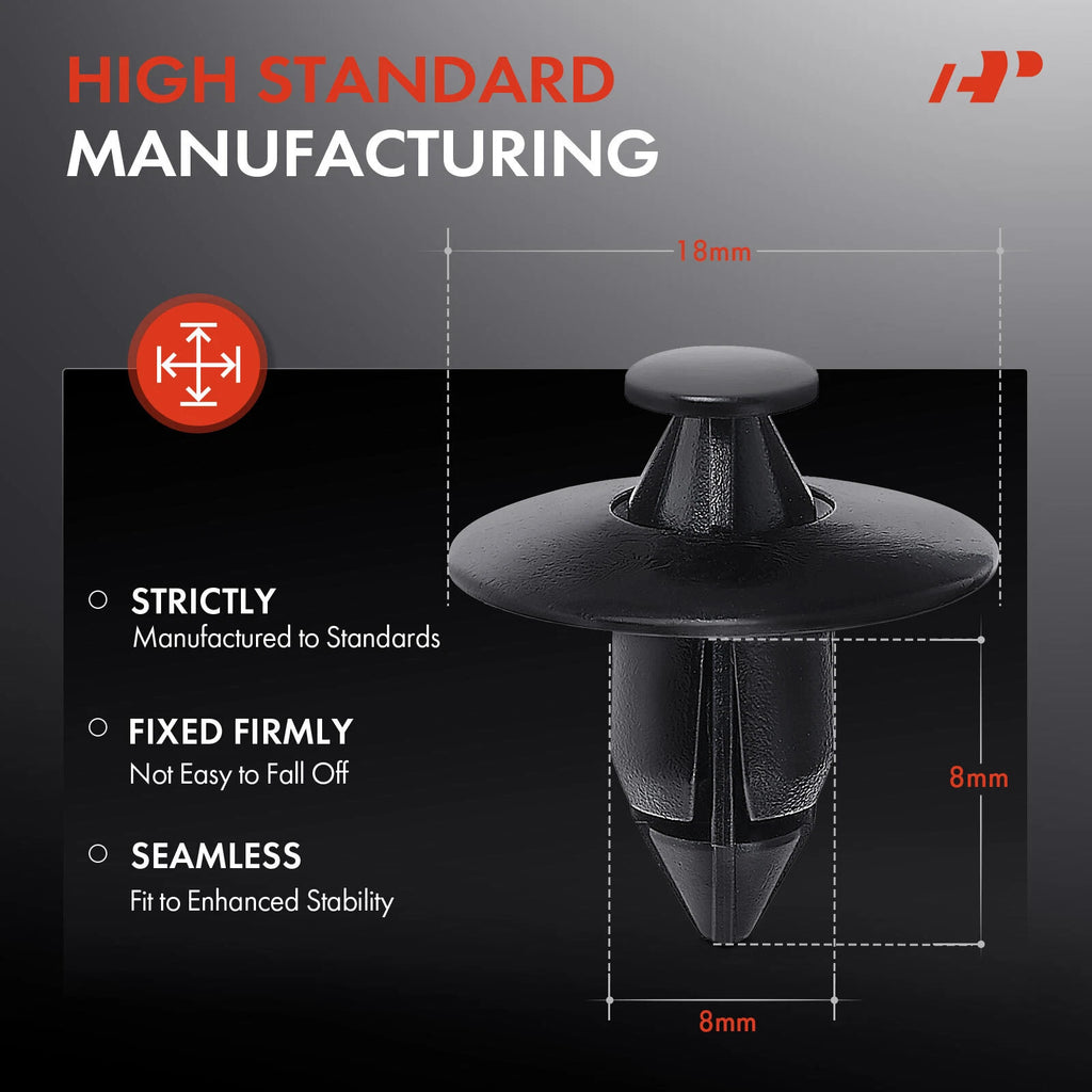 30x Trim Bumper Rivet Retainer for Nissan Honda