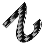 Car Badge Emblem Number Signs Decals Stickers for