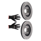 Set of 2 Front Disc Brake Rotors for Lexus ES350 ES300h (2007–2018) S-31434