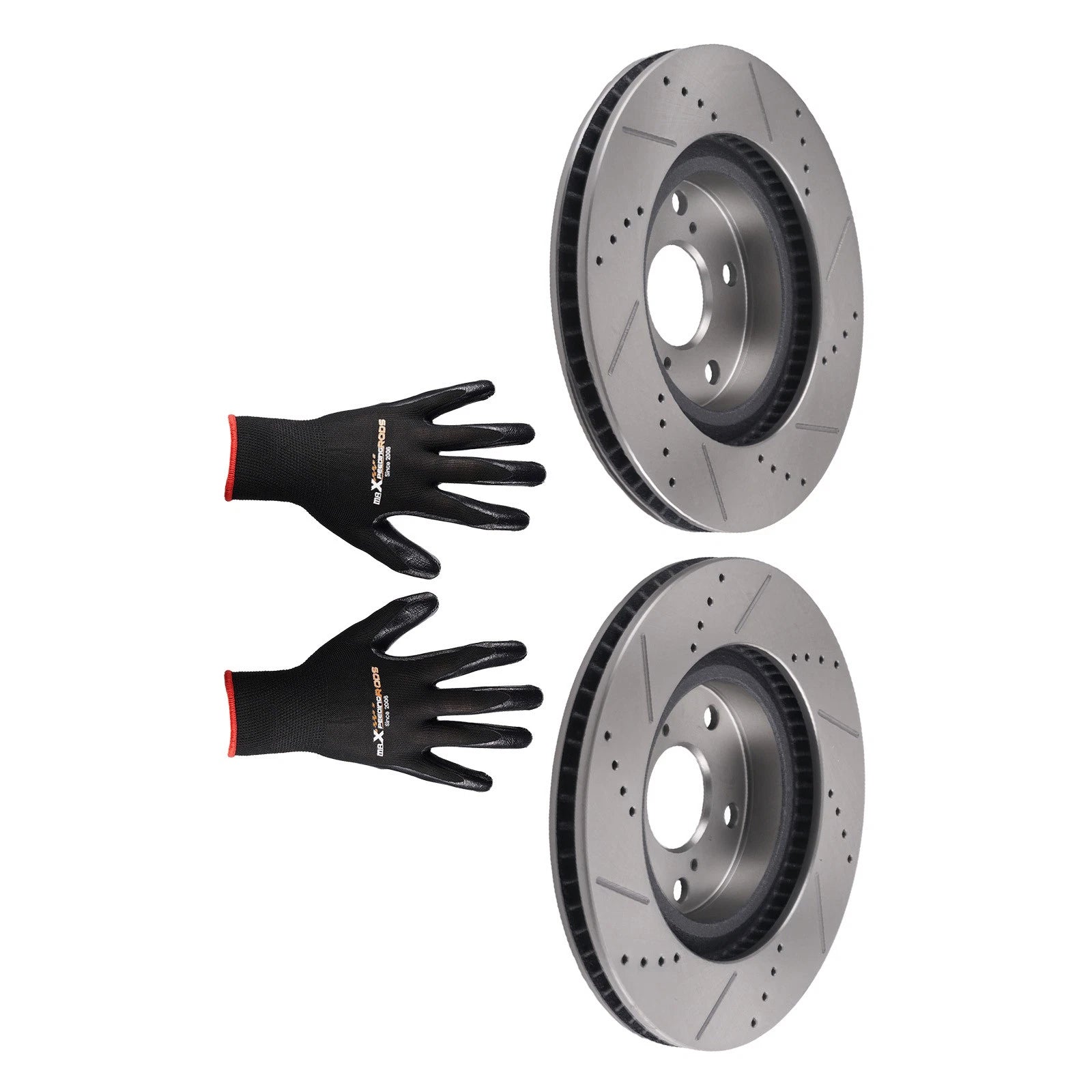 Set of 2 Front Disc Brake Rotors for Lexus ES350 ES300h (2007–2018) S-31434