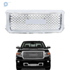 Chrome Mesh Front Bumper Upper Grille for GMC Sierra 1500 Denali (2014–2015)