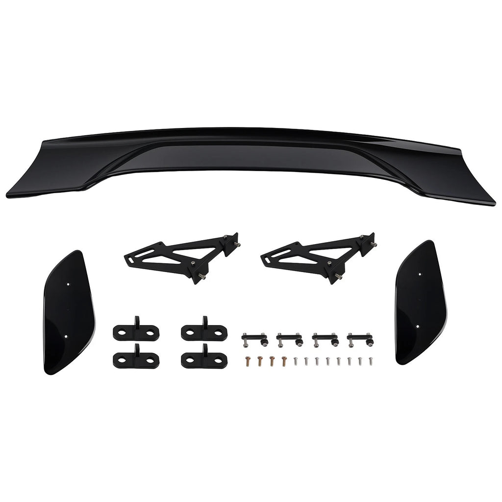 57 Inch Rear Wing Spoiler for Universal Fitment (Matte Black ABS Plastic)