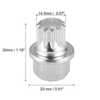 1/11PT Car Anti Theft Wheel Lock Lug Nut Screw Removal Key for VW Audi 