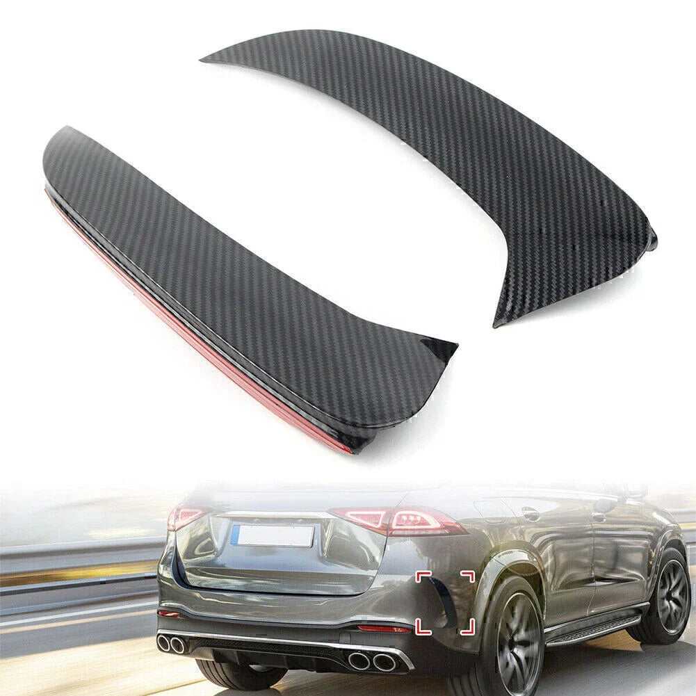 Rear Bumper Splitter Spoiler Canard Air Vent for Benz GLE W167 (2020-2023)