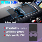 Center Console Wrap Cover Sticker Accessories for Tesla Model 3/Y (2021-2025)