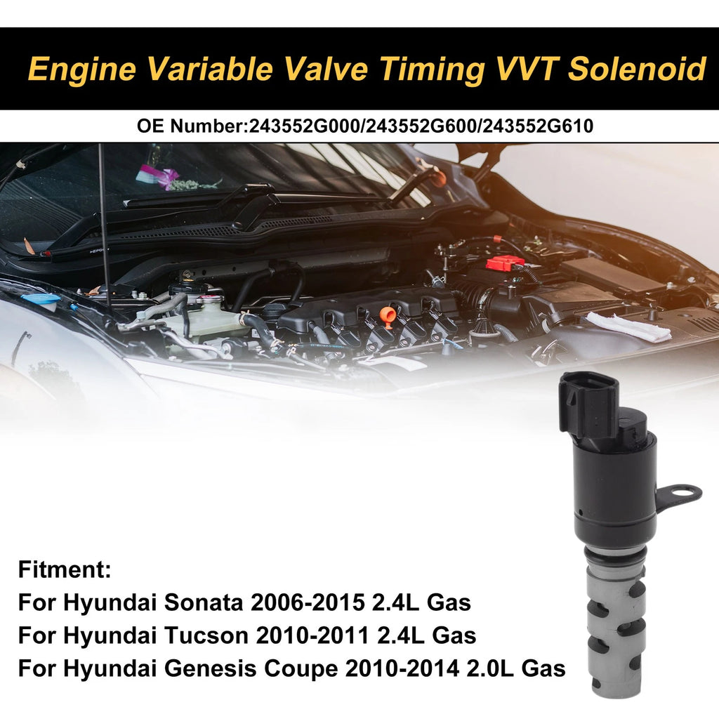 VVT Solenoid for Hyundai Sonata (2006–2015) No. 24355-2G000