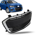 Front Lower Grille for Chevrolet Sonic (2017–2020) Matte Black Chrome