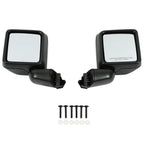 Pair Exterior Manual Mirrors for Jeep Wrangler JL Gladiator (2018–2023) 82215138