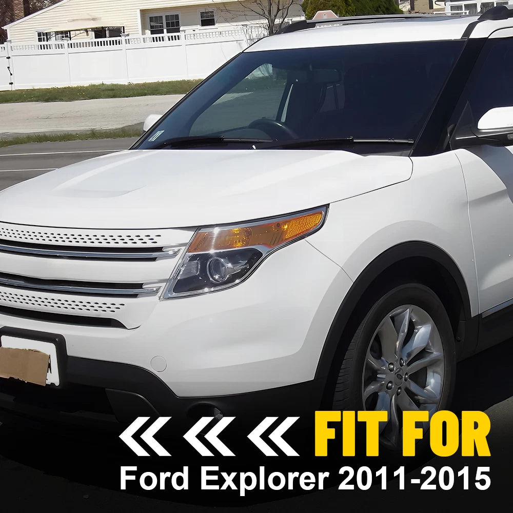 Tow Hook Eye Cover for Ford Explorer (2011-2015) White