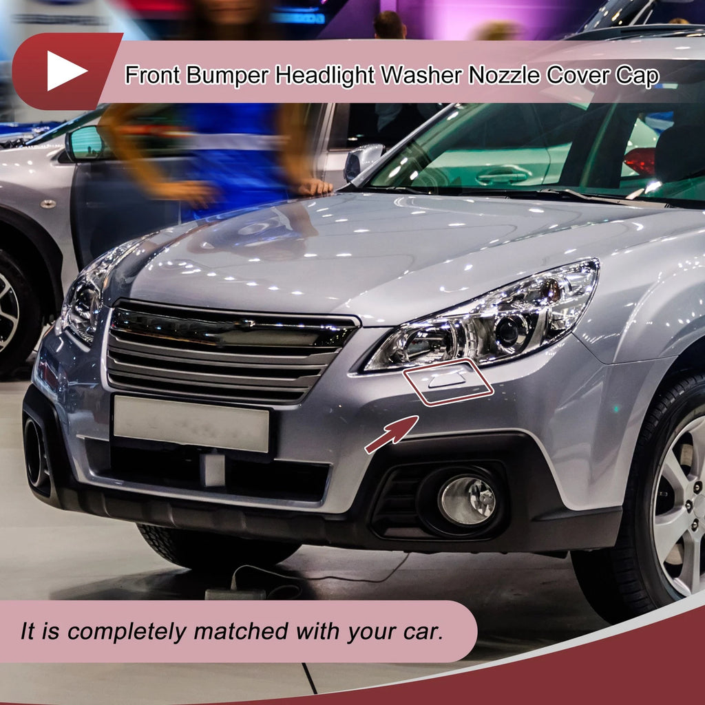 Front Left Washer Nozzle Cover Cap for Subaru Outback (2010–2012) Unpainted