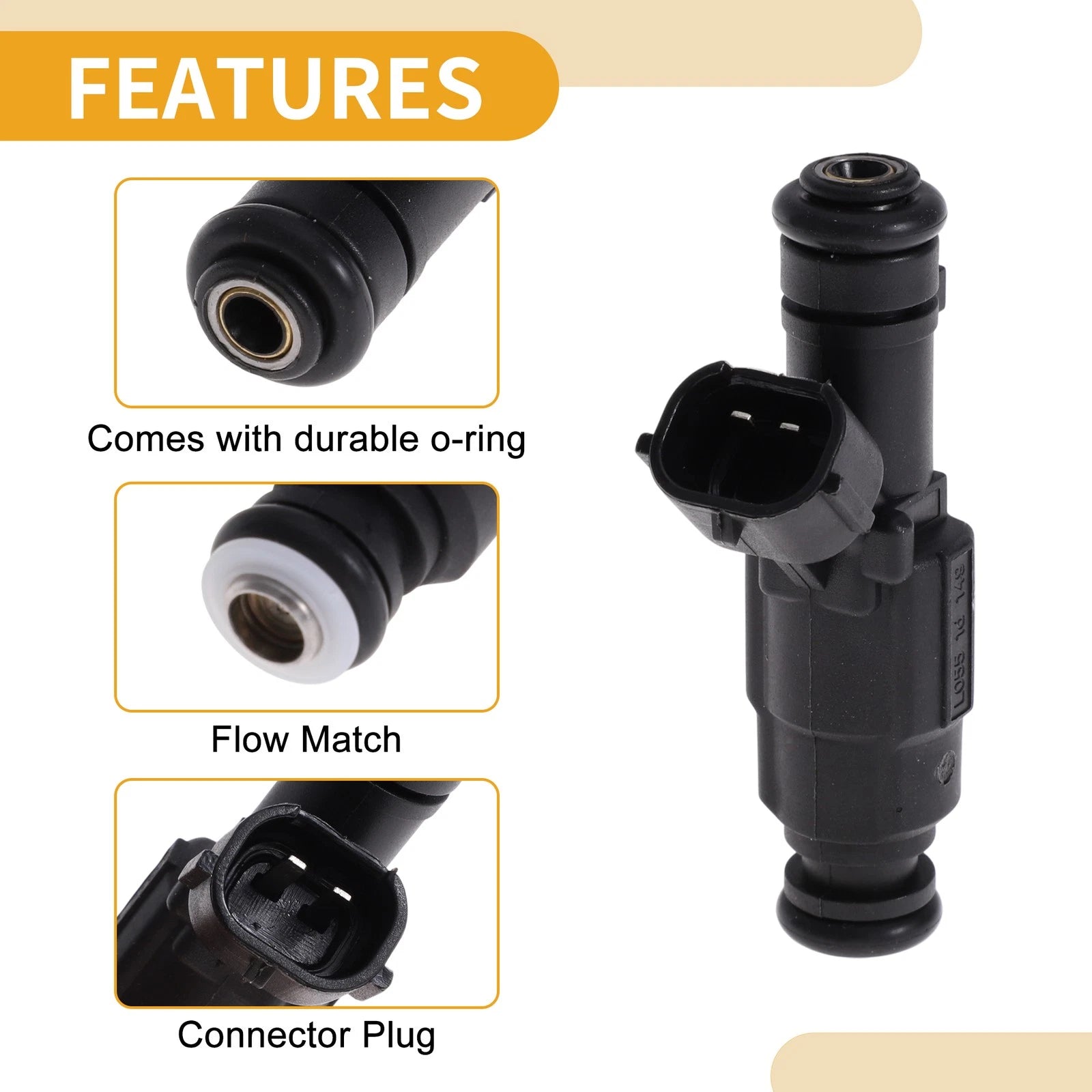 1 Pc Fuel Injector No.3531025100 for Hyundai Sonata Accent (1999–2006)