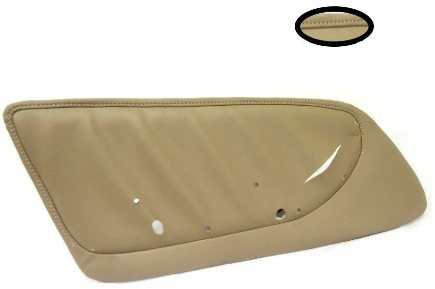 Front Door Panel Insert Cards for Acura Legend (1991–1995) Beige Leather
