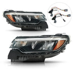 LED Reflector Headlight Pair for Jeep Compass (2022–2026)