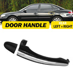 Set of 2 Chrome Outside Door Handles for Hyundai Azera (2006–2011) EV